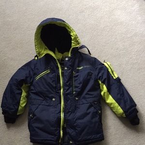 Boys size 6 navy winter jacket